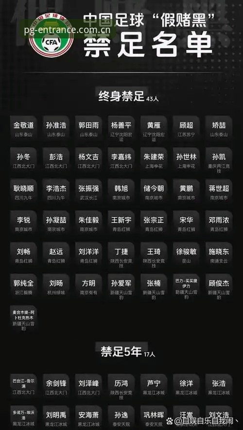 足协第三批禁足名单公布：17人终身禁足，多名俱乐部高管上榜